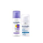 combo-dermaglos-protector-solar-facial-fps50-efecto-seco-x-50-g-serum-doble-acido-hialuronico-x-30-ml