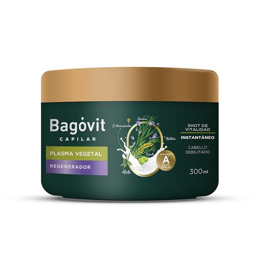 Mascarilla Bagóvit Capilar Plasma Vegetal x 300 ml