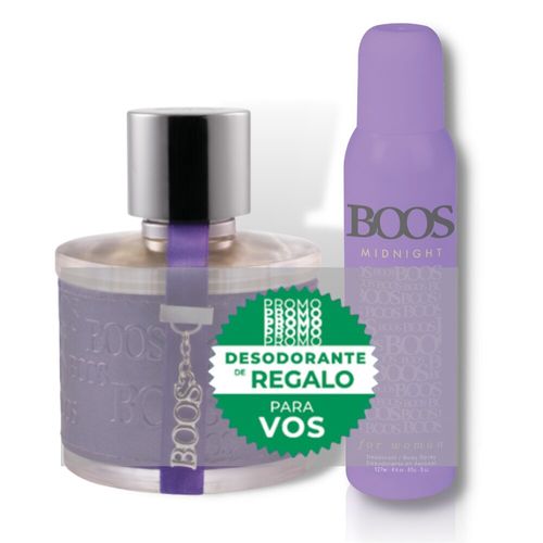 Set Boos Edp Midnight x 100 ml + Desodorante x 127 ml