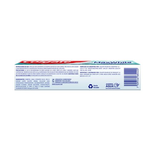 Pasta Dental Colgate Max White Complete Clean x 180 g