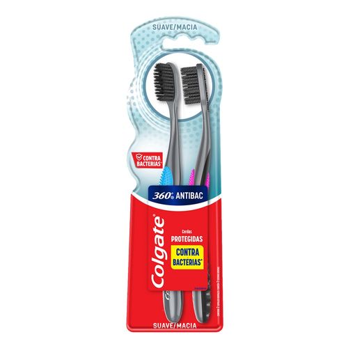 Cepillo Dental Colgate 360 Black Bipack