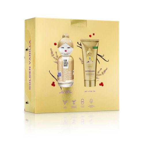 Set Benetton Sisterland Vanilla EDT x 80 ml + Body Lotion x 75 ml