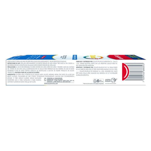 Pasta Dental Colgate Total 12 Whitening Gel x 140 g