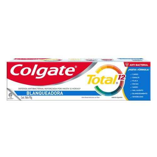 Pasta Dental Colgate Total 12 Whitening Gel x 90 g