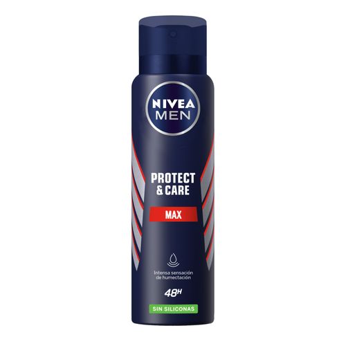 Desodorante Nivea Men Protect & Care Max sin Siliconas en Aerosol x 150 ml