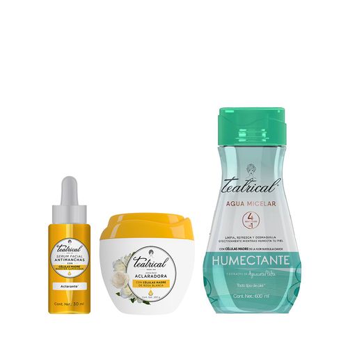 Combo Facial Teatrical Aclarante + Humectación