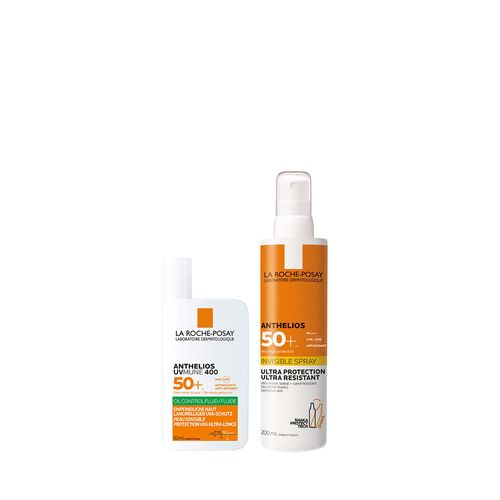 Combo Protector Solar La Roche Posay Anthelios Invisible en Spray FPS 50+ x 200 ml + Invisible en Spray FPS 50+ x 200 ml