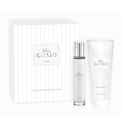 Set EDT Giesso Puro Femenino x 19 ml + Body Lotion x 100 g