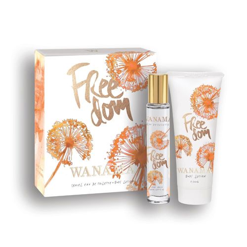 Set EDT Wanama Freedom Orange Flower x 19 ml + Body Lotion x 100 g