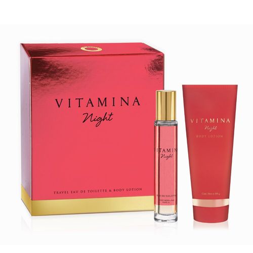 Set EDT Vitamina Night x 19 ml + Body Lotion x 100 g