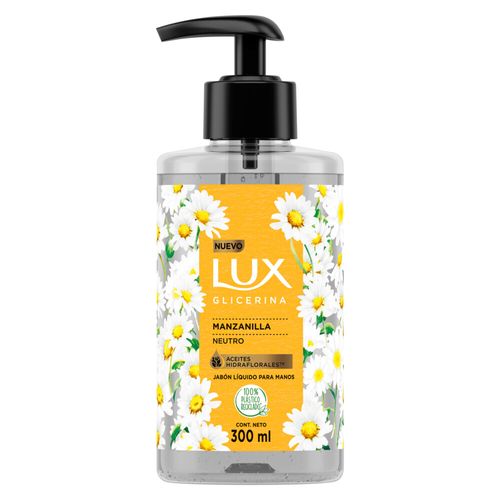 Jabón Líquido Lux Glicerina Manzanilla x 300 ml