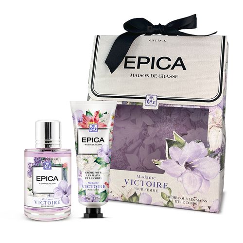 Set Epica Madame Victoire EDP x 50 ml + Crema para Manos