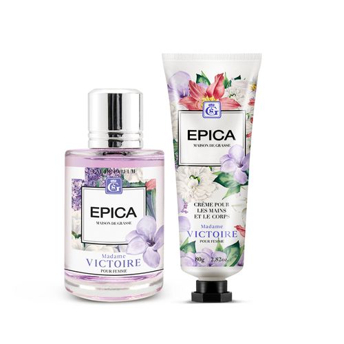 Set Epica Madame Victoire EDP x 50 ml + Crema para Manos