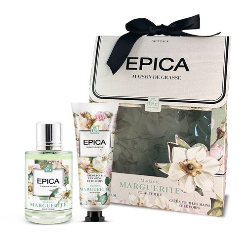 Set Epica Madame Marguerite EDP x 50 ml + Crema para Manos