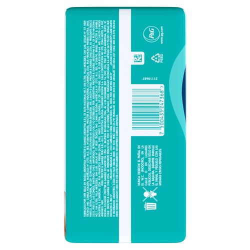 Pañales Pampers Baby Dry Hipoalergénico Talle P x 36 un