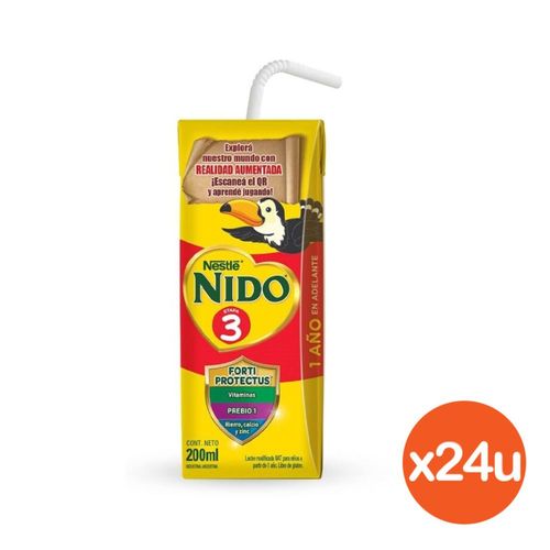 Combo Leche Infantil Nido Etapa 3 x 200 ml x 24 un