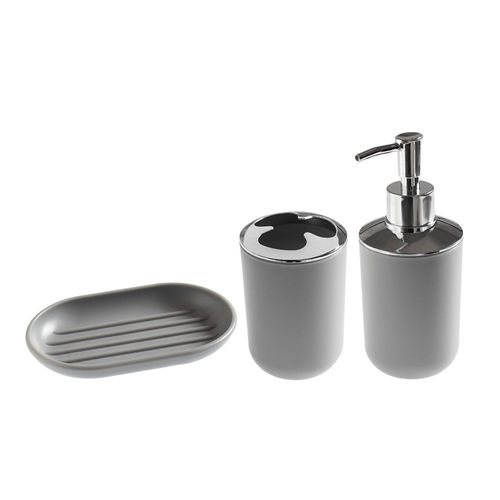 Combo de Accesorios para Baño Simplicity Gris