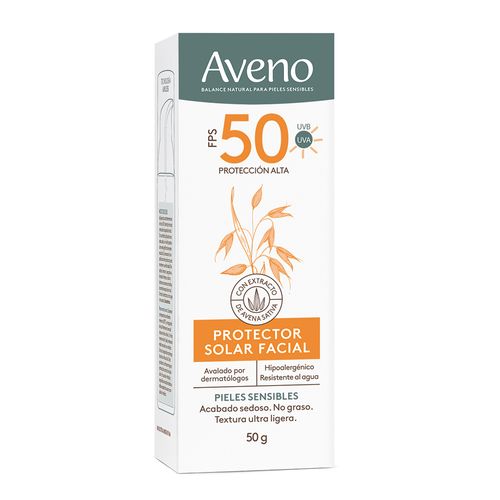 Protector Solar Facial Aveno Fps 50 x 50 g