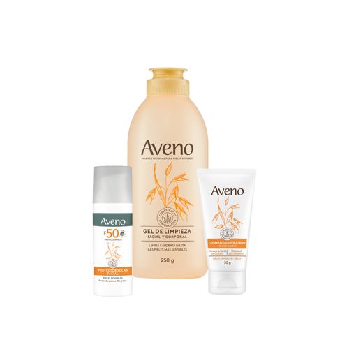Kit Aveno Facial Completo Piel Sensible Seca