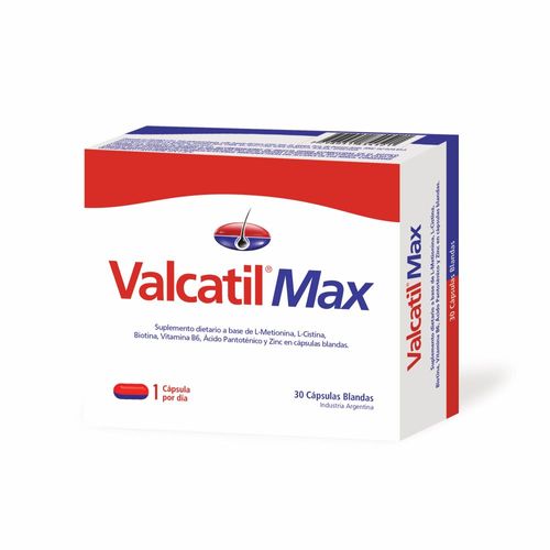 Suplemento Dietario Valcatil Max Cápsulas Blandas x 30 un