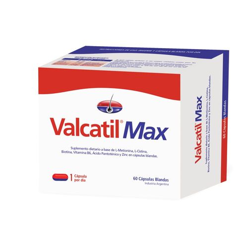 Suplemento Dietario Valcatil Max Cápsulas Blandas x 60 un