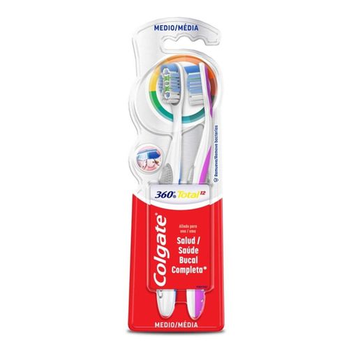 Cepillo Dental Colgate 360º Total 12 x 2 un