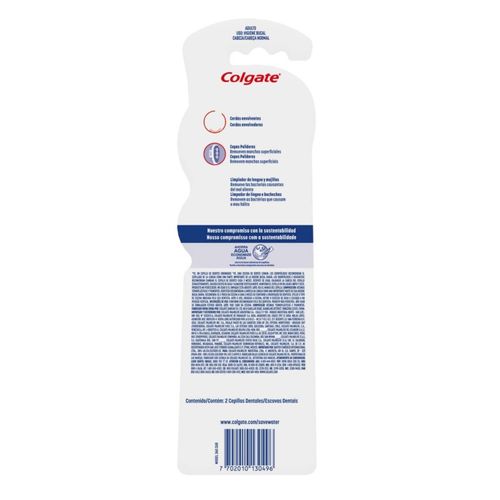 Cepillo Dental Colgate 360º Total 12 x 2 un