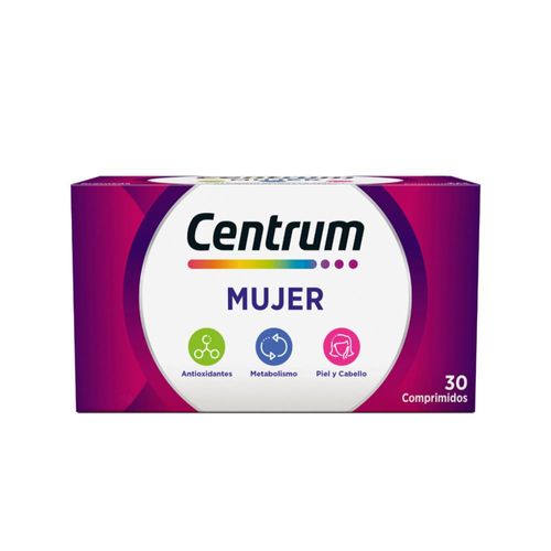 Suplemento Dietario Centrum Mujer x 30 comprimidos