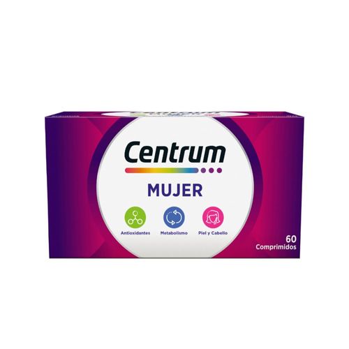 Suplemento Dietario Centrum Mujer x 60 comprimidos