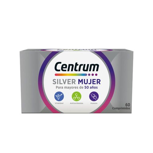 Suplemento Dietario Centrum Silver Mujer x 60 comprimidos