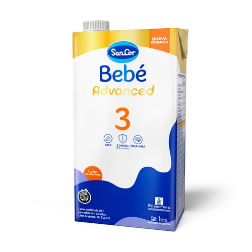 Fórmula Infantil Sancor Bebé Advanced +12 meses x 1 l