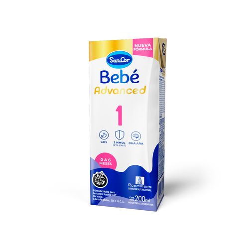 Fórmula Infantil Sancor Bebé Advanced 0-6 meses x 200 ml