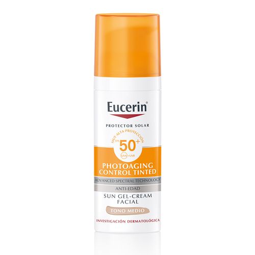 Protector Solar Facial Eucerin Sun CC Cream Tono Medio Fps 50 x 50 ml