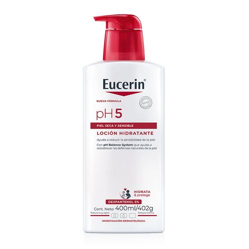 Loción Corporal Hidratante pH5 Eucerin para Piel Seca y Sensible x 400 ml
