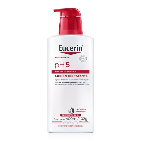 Loción Corporal Hidratante pH5 Eucerin para Piel Seca y Sensible x 400 ml