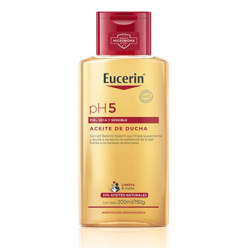 Aceite de Ducha pH5 Eucerin para Piel Sensible x 200 ml