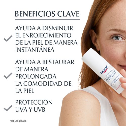 Crema de Día Antienrojecimiento Eucerin Fps 25 y Protección UVA x 50 ml