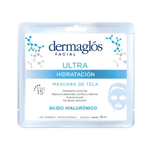 Máscara de Tela Dermaglós Ultra Hidratación x 15 ml