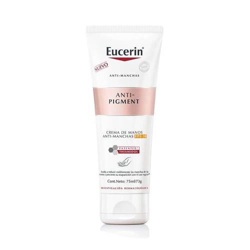 Crema de Manos Antimanchas Eucerin Anti-Pigment con Fps 30 x 75 ml