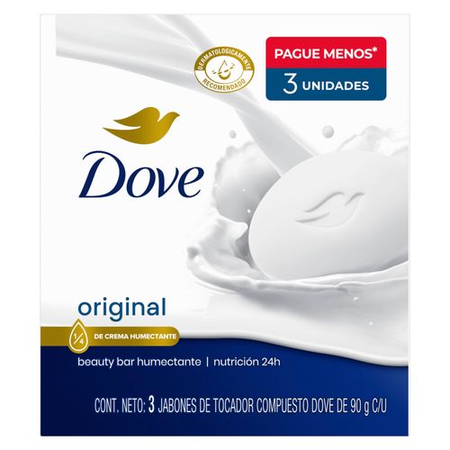 Pack Dove Jabón Original x 90 g x 3 un