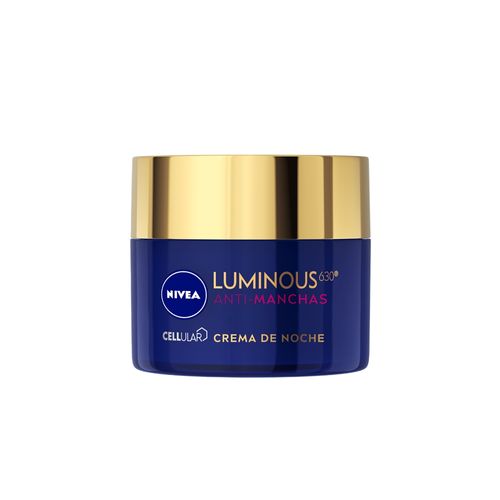 Crema Facial Antimanchas de Noche Nivea Luminous 630 para Todo Tipo de Piel x 50 ml