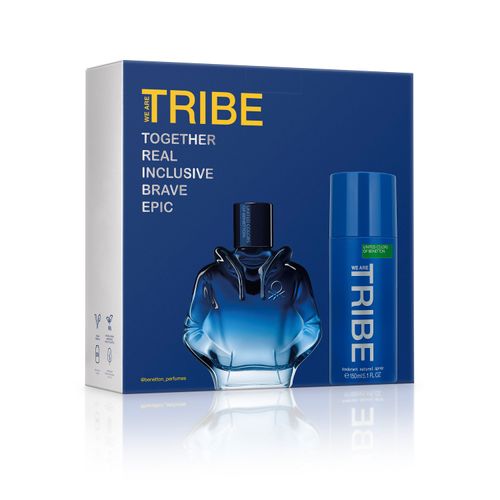 Set EDT Benetton Tribe x 90 ml + Desodorante x 150 ml