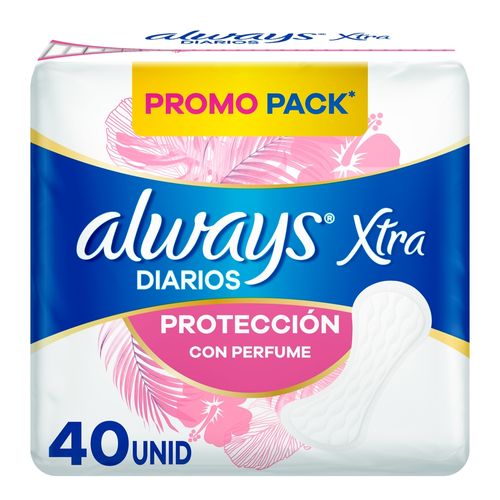 Protectores Diarios Always Xtra Con Perfume x 40 un