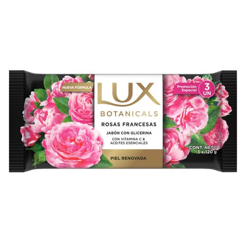 Jabón Lux Rosas Francesas Pack  x 3 un x 120 g