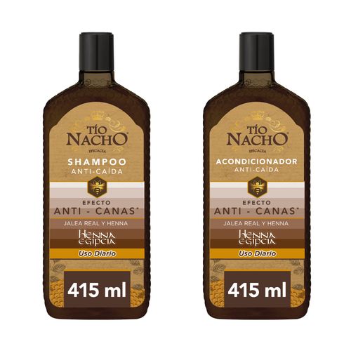 Kit Tio Nacho Anticanas Shampoo x 415 ml + Acondicionador x 415 ml