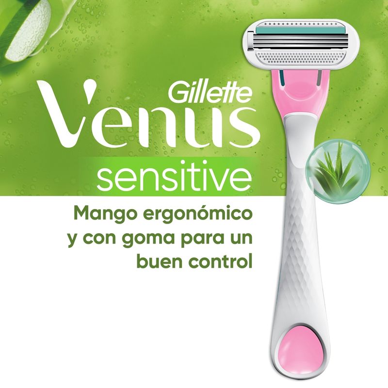 maquinas-para-afeitar-venus-sensitive-aloe-vera-x-4-unidades