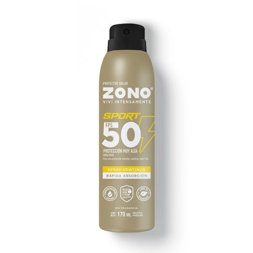 Protector Solar Zono Sport Fps 50 Spray x 170 ml