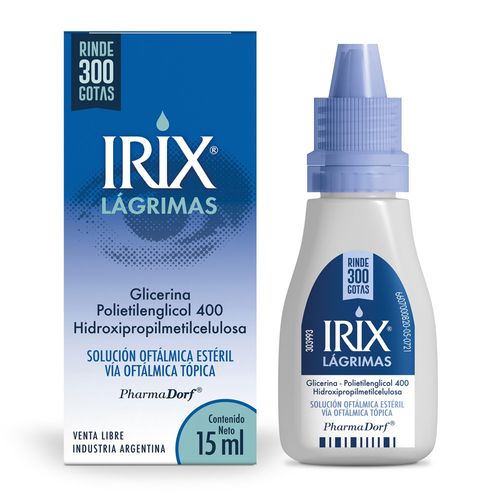 Irix Lagrimas Solución Oftálmica x 15 ml