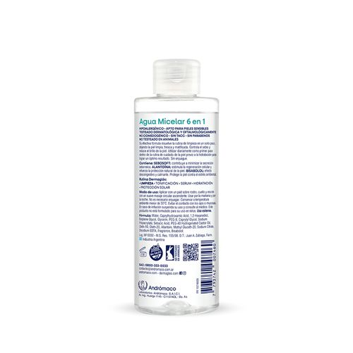 Agua Micelar Dermaglós Piel Mixta a Grasa x 200 ml