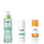 combo-eucerin-dermopure-oil-gel-limpiador-x-200-ml-fluido-matificante-control-efecto-antibrillo-x-50-ml-protector-solar-oil-control-sun-gel-fps-50-x-50-ml